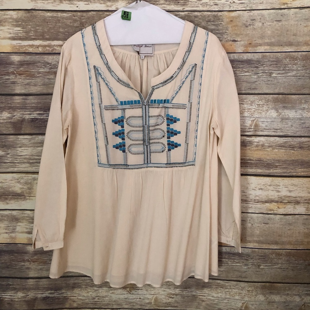Beautiful Stories Baby Doll Top Size L